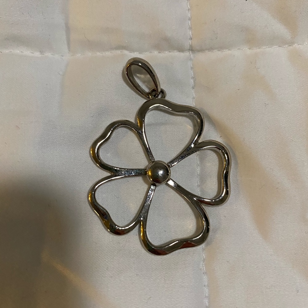 Silver Flower Pendant